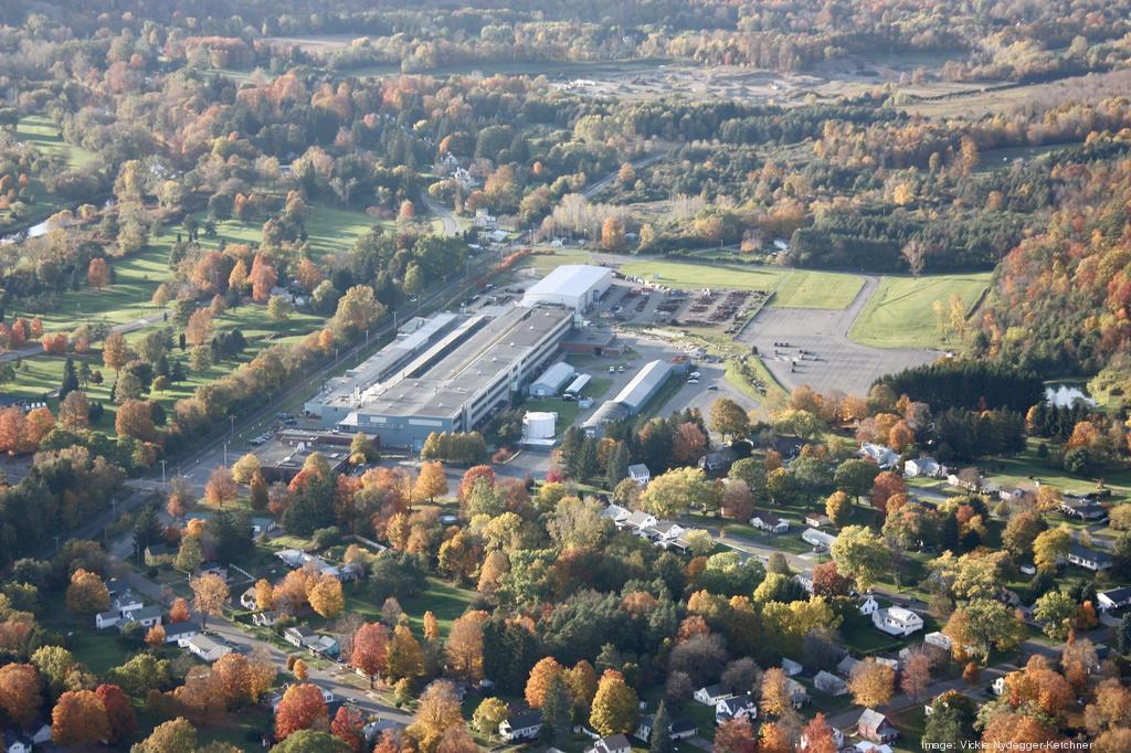 Aerial view of the Wellsville Business Park manufacturing site
