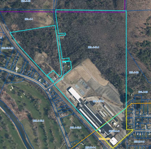 Wellsville Business Park — parcel map