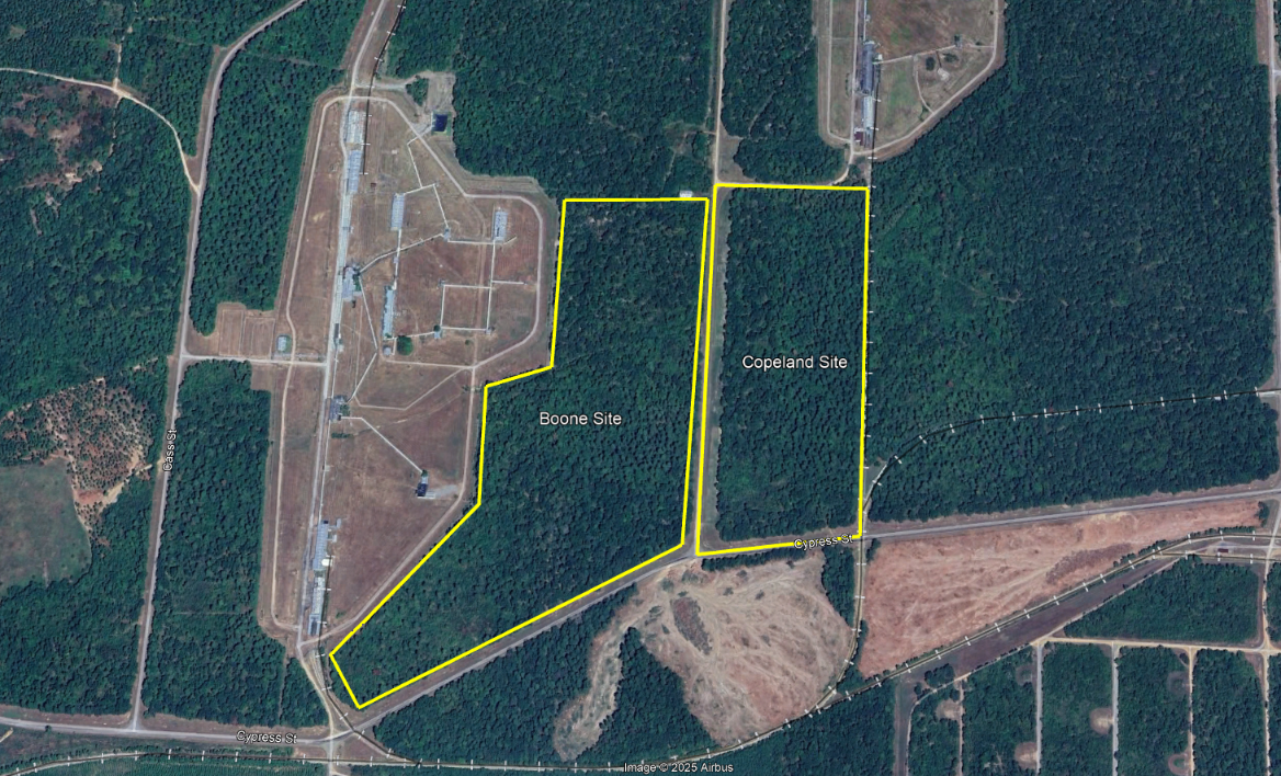 Boone-Copeland Site — Boone and Copeland parcels off Cypress St