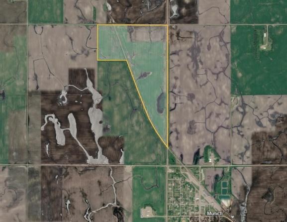 Highway 20 & 88th St NE, Munich — parcel map