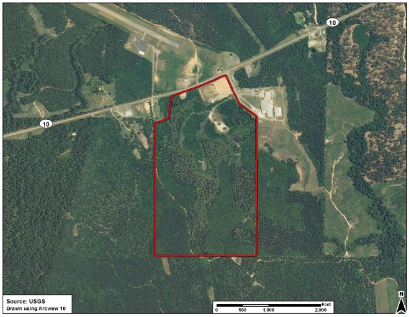 Choctaw Industrial Park — aerial view