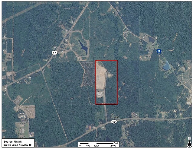 Choctaw Industrial Park — parcel map