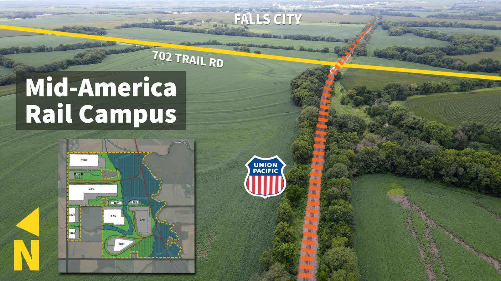 Falls City, Nebraska infrastructure reference photo