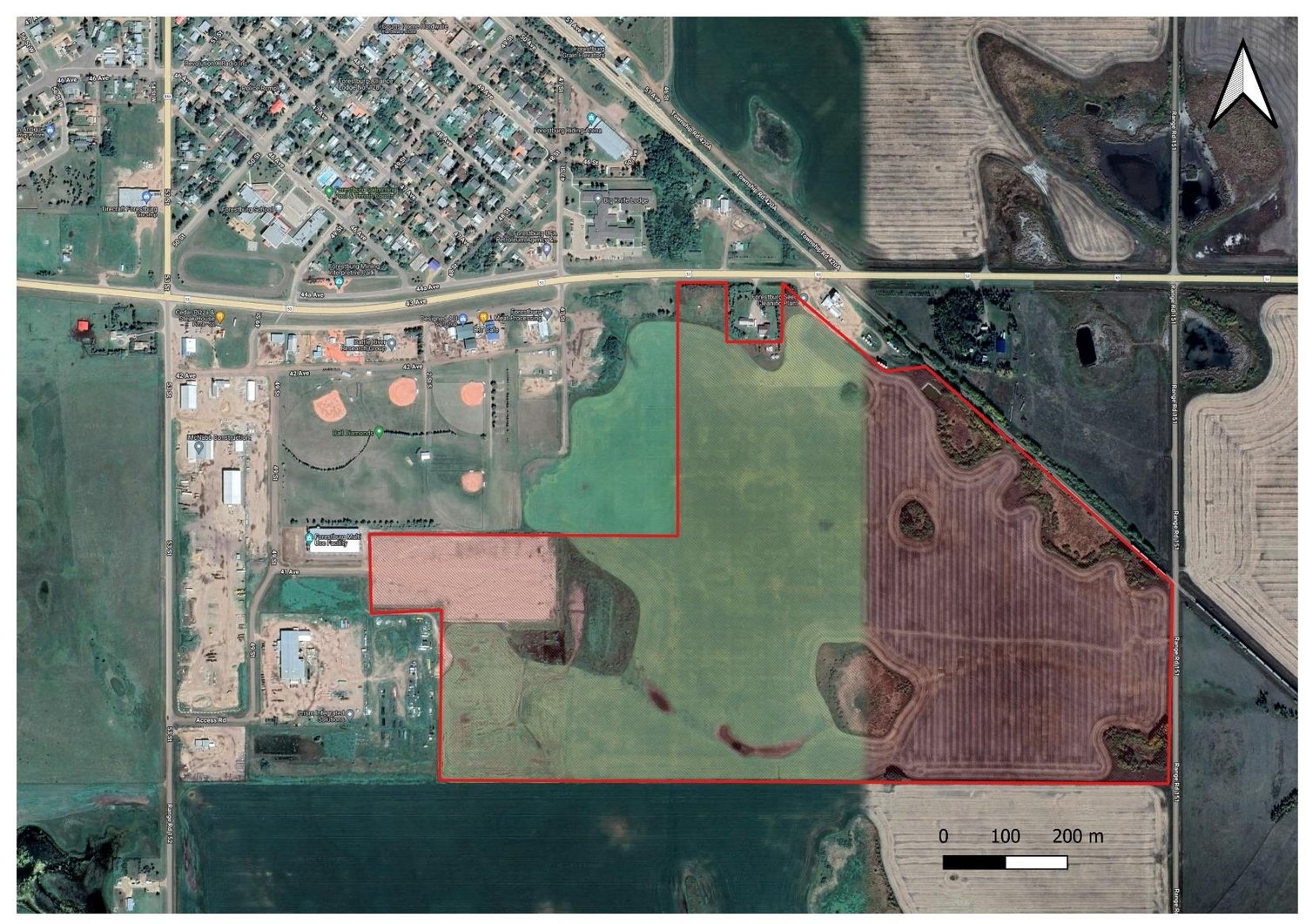 Proposed industrial site