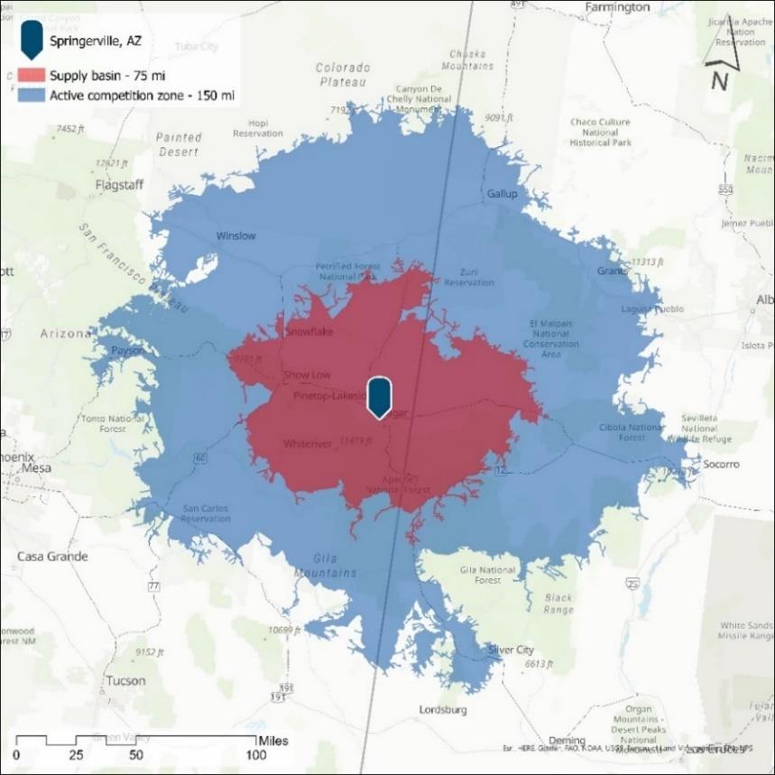 BDO Zone supply and competition zones