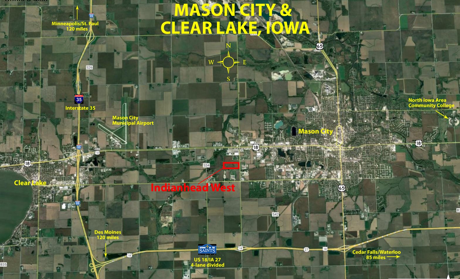Mason City, Iowa infrastructure reference photo