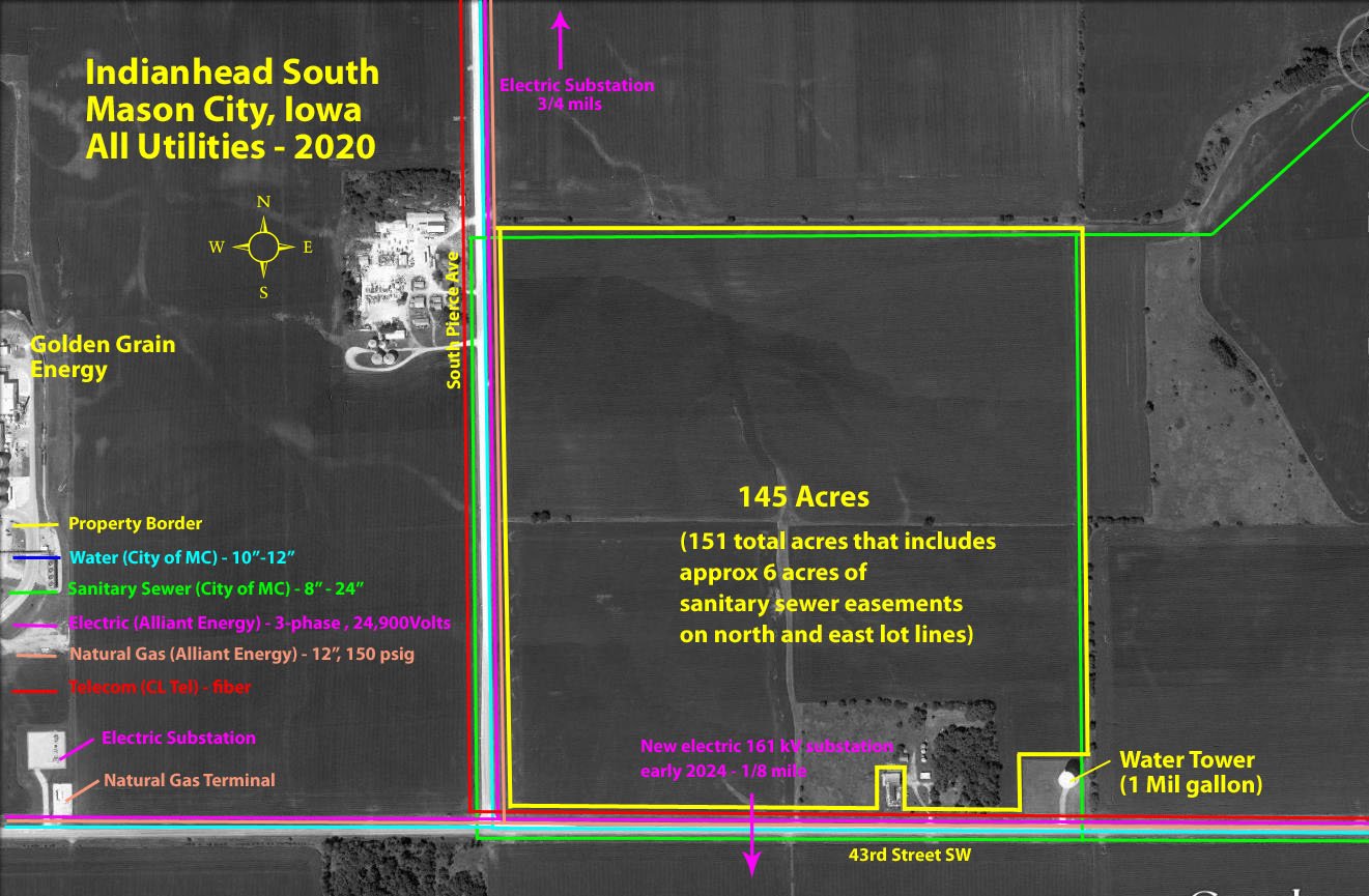 Mason City, Iowa infrastructure reference photo