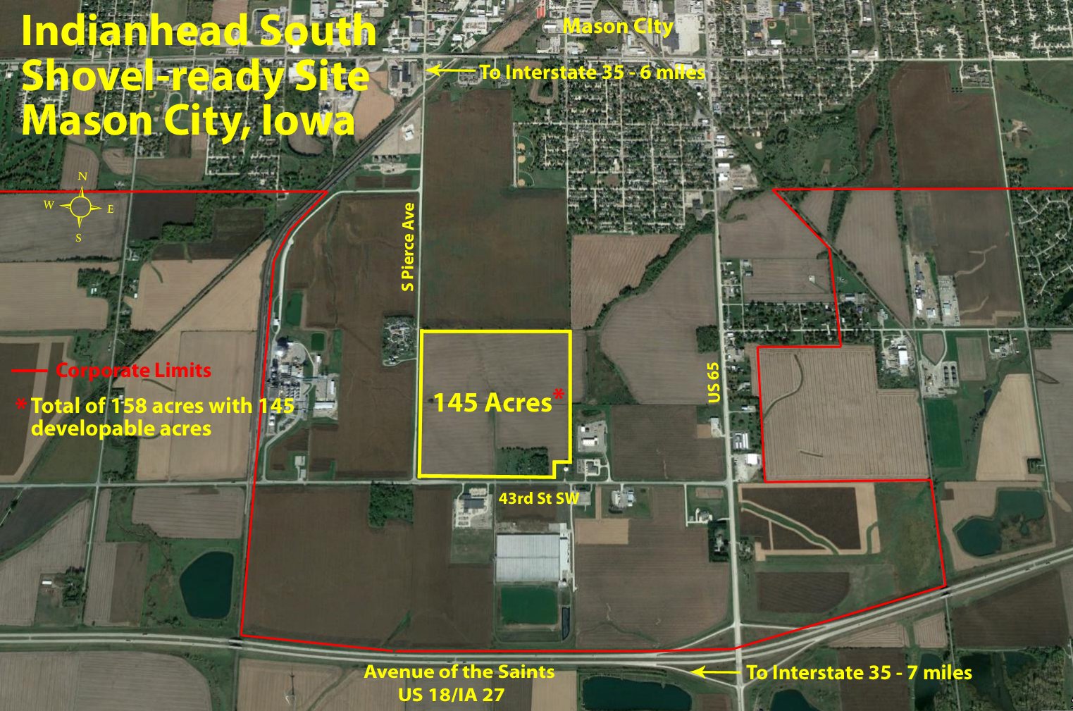 Mason City, Iowa infrastructure reference photo