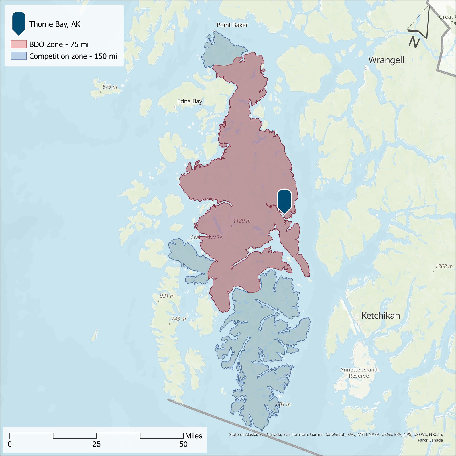 Prince of Wales Island, Alaska infrastructure reference photo