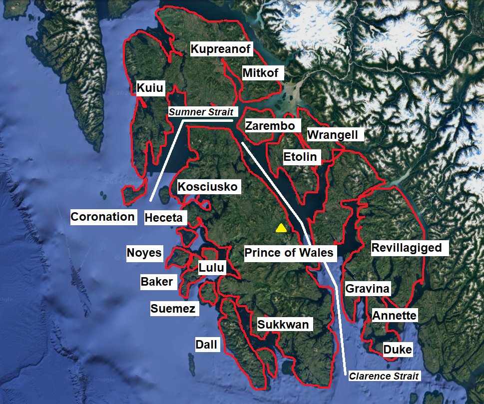 Prince of Wales Island, Alaska infrastructure reference photo