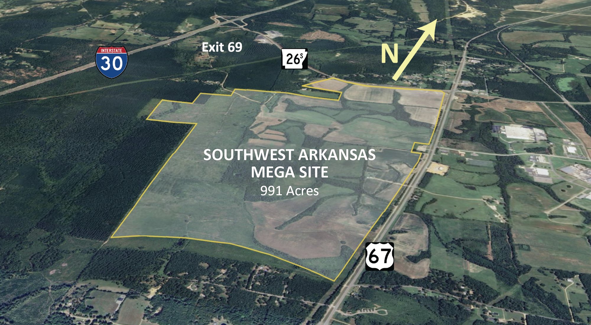 Southwest Arkansas Mega Site — site image