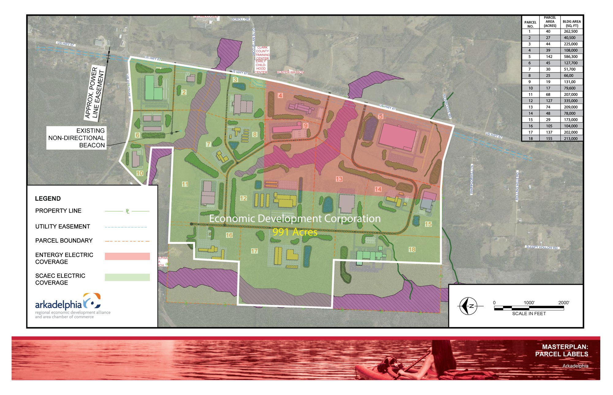 Southwest Arkansas Mega Site — master plan