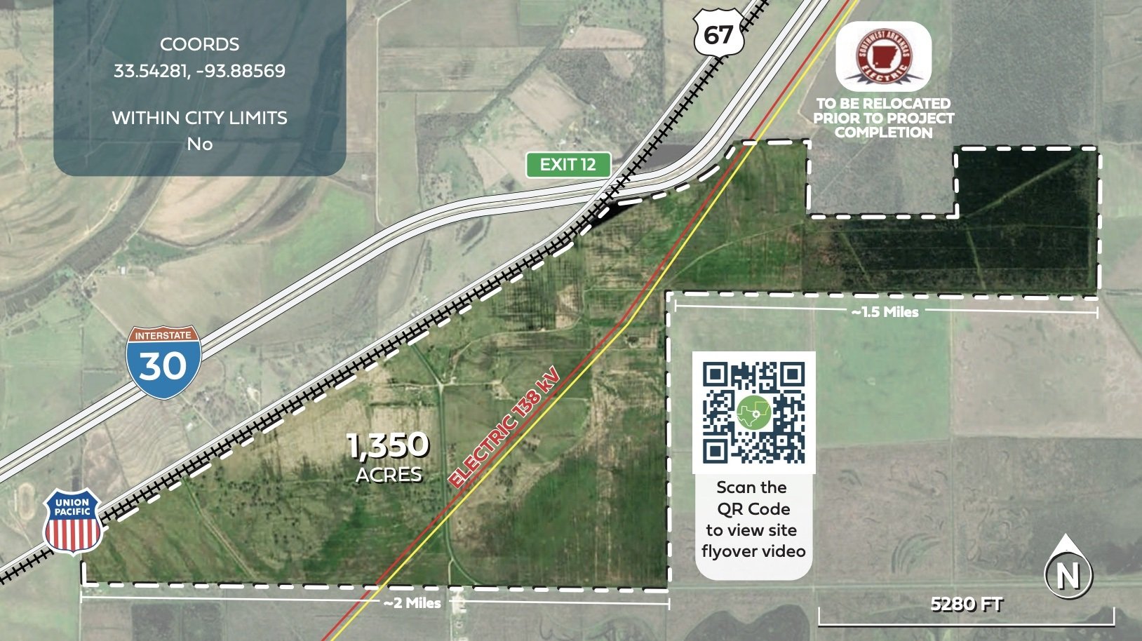 REDI Arkansas Manufacturing Center — aerial map