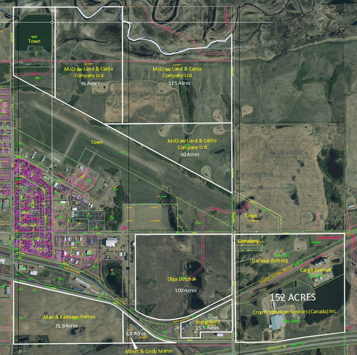 Vegreville, Alberta infrastructure reference photo